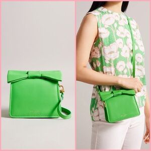 Authentic Ted Baker Bow Crossbody Leather Bag